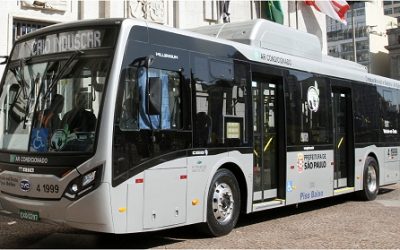 Primeiro ônibus elétrico produzido no Brasil circulará em São Paulo